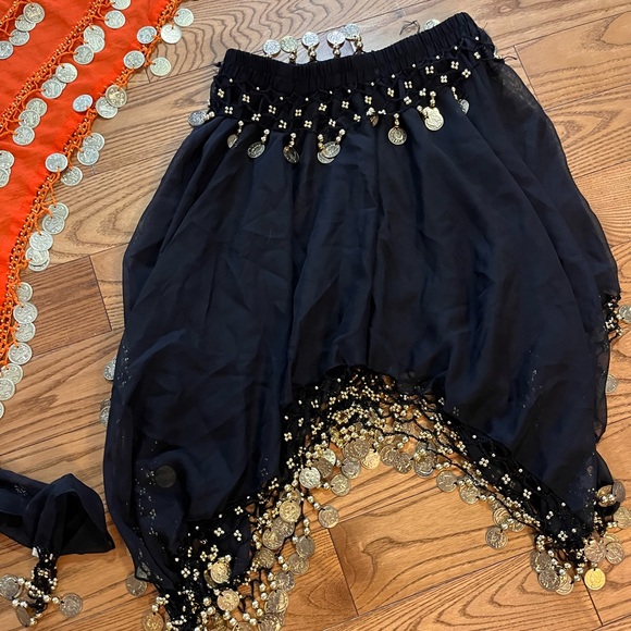 Belly Dancing Wraps and Skirt - Picture 2 of 4